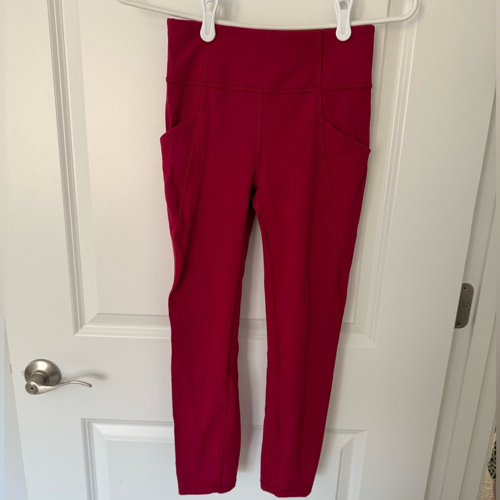 Lululemon red leggings ♥️💋